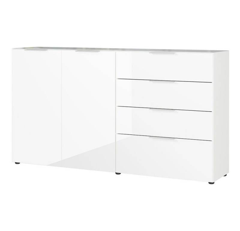 Lomadox Sideboard OXFORD-01, Sideboard Anrichte Kommode in weiß, B/H/T ca. 184/102/42 cm von Lomadox