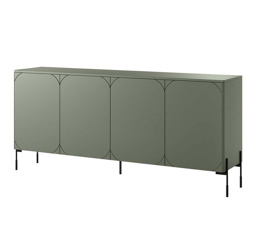 Lomadox Sideboard SPLIT-141, oliv grün matt 204 cm 4-türig 2 Schubladen Softclose Push-to-open Lomadox Sideboard SPLIT-141, oliv grün matt 204 cm 4-türig 2 Schubladen Softclose Push-to-open von Lomadox