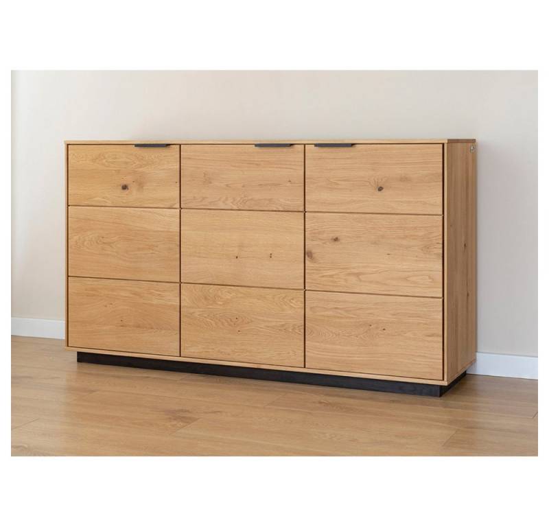 Lomadox Sideboard TIVAT-163, Eiche massiv geölt, 154 cm breit von Lomadox