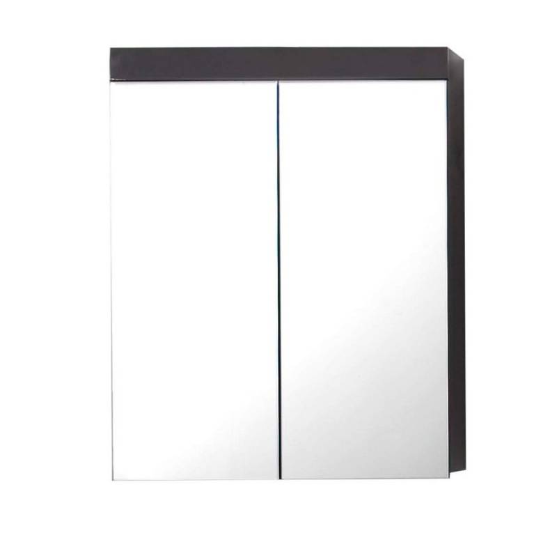 Lomadox Spiegelschrank ALTENA-19 mit 2 Türen in Grau Hochglanz, B/H/T: ca. 60/77/17 cm von Lomadox