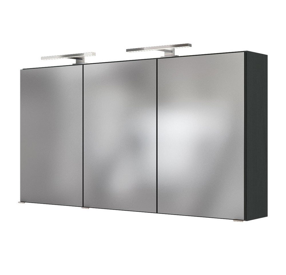 Lomadox Spiegelschrank FLORIDO-03 mit 2x LED-Beleuchtung in graphit B x H x T 120 x 64 x 20 cm Lomadox Spiegelschrank FLORIDO-03 mit 2x LED-Beleuchtung in graphit B x H x T 120 x 64 x 20 cm von Lomadox