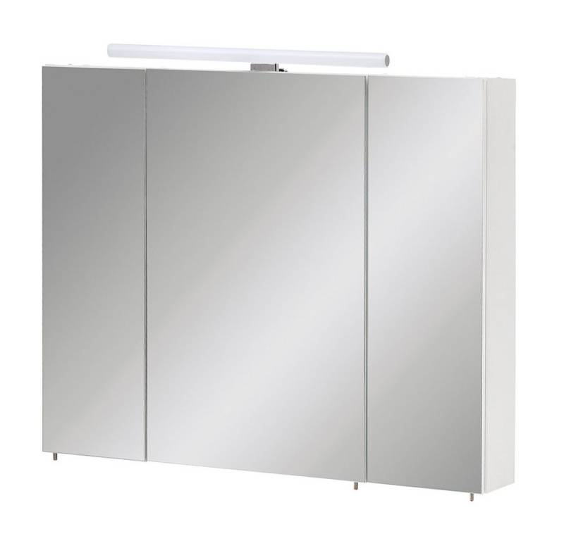 Lomadox Spiegelschrank MESA-80 weiß matt Badezimmer LED Aufbauleuchte 80x70,7x15,7 cm Lomadox Spiegelschrank MESA-80 weiß matt Badezimmer LED Aufbauleuchte 80x70,7x15,7 cm von Lomadox