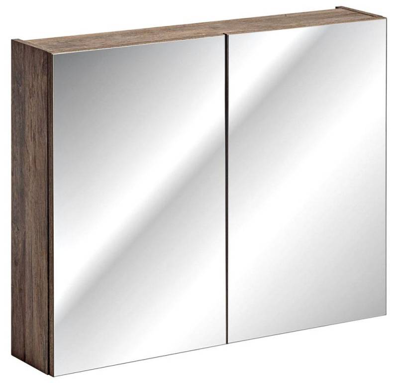 Lomadox Spiegelschrank PUEBLA-56 80cm in Vintage Oak Nb., B/H/T ca. 80/65/17 cm von Lomadox