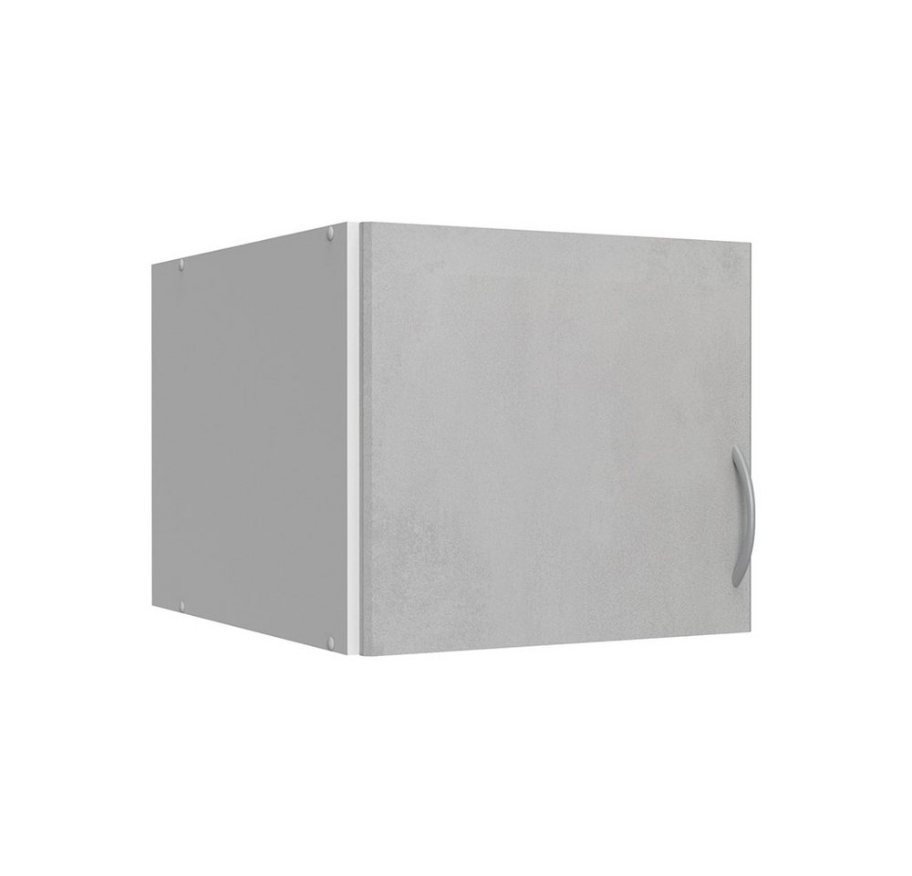 Lomadox Stauraumschrank MIAMI-43 weiß/Betonoptik, Tür rechts oder links, ca. 30/40/54 cm von Lomadox