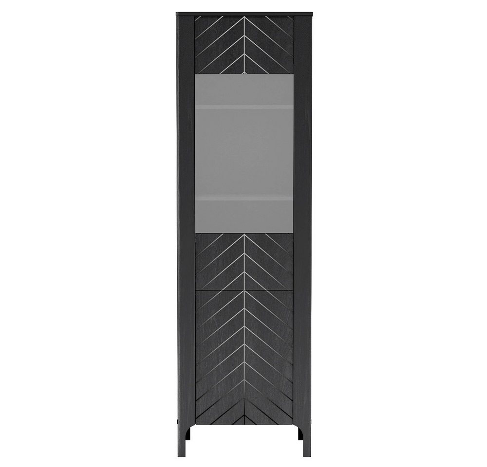 Lomadox Vitrine MAZARA-161 Wohnzimmerschrank 60 cm breit in schwarz mit Softclose-Funktion Lomadox Vitrine MAZARA-161 Wohnzimmerschrank 60 cm breit in schwarz mit Softclose-Funktion von Lomadox
