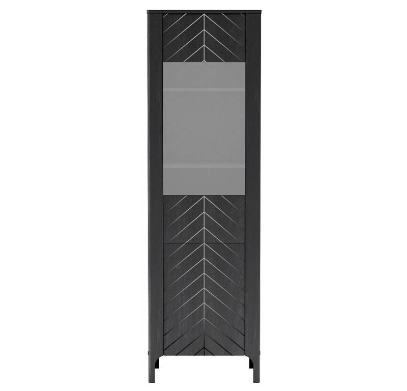 Lomadox Vitrine MAZARA-161 Wohnzimmerschrank 60 cm breit in schwarz mit Softclose-Funktion Lomadox Vitrine MAZARA-161 Wohnzimmerschrank 60 cm breit in schwarz mit Softclose-Funktion von Lomadox