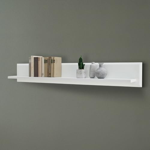 Lomadox Wandboard Wandregal Regal Board weiß matt 150 cm von Lomadox