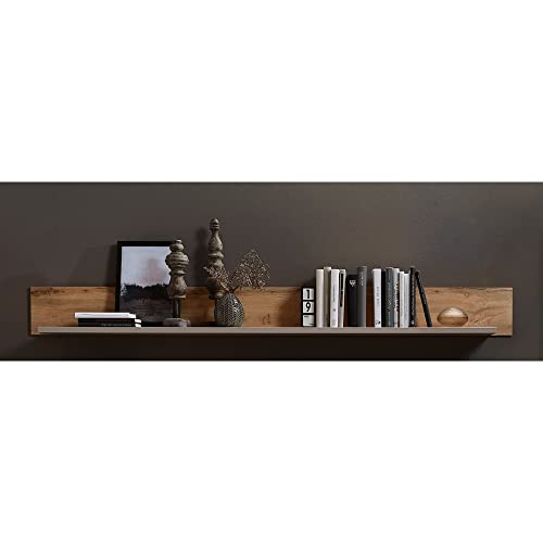 Lomadox Wandbord in Basalt mit Eiche Altholz Nb., B/H/T: ca. 180/18/22 cm Lomadox Wandbord in Basalt mit Eiche Altholz Nb., B/H/T: ca. 180/18/22 cm von Lomadox