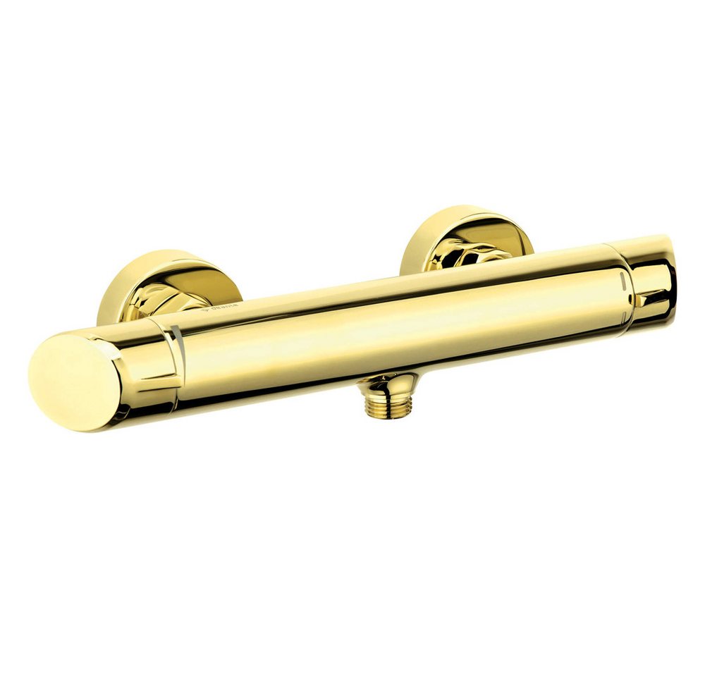 Lomadox Duscharmatur ARNIKA-30 Design Duscharmatur in gold mit Zweigriff, B/H/T: 31,5/6/9,1 cm von Lomadox