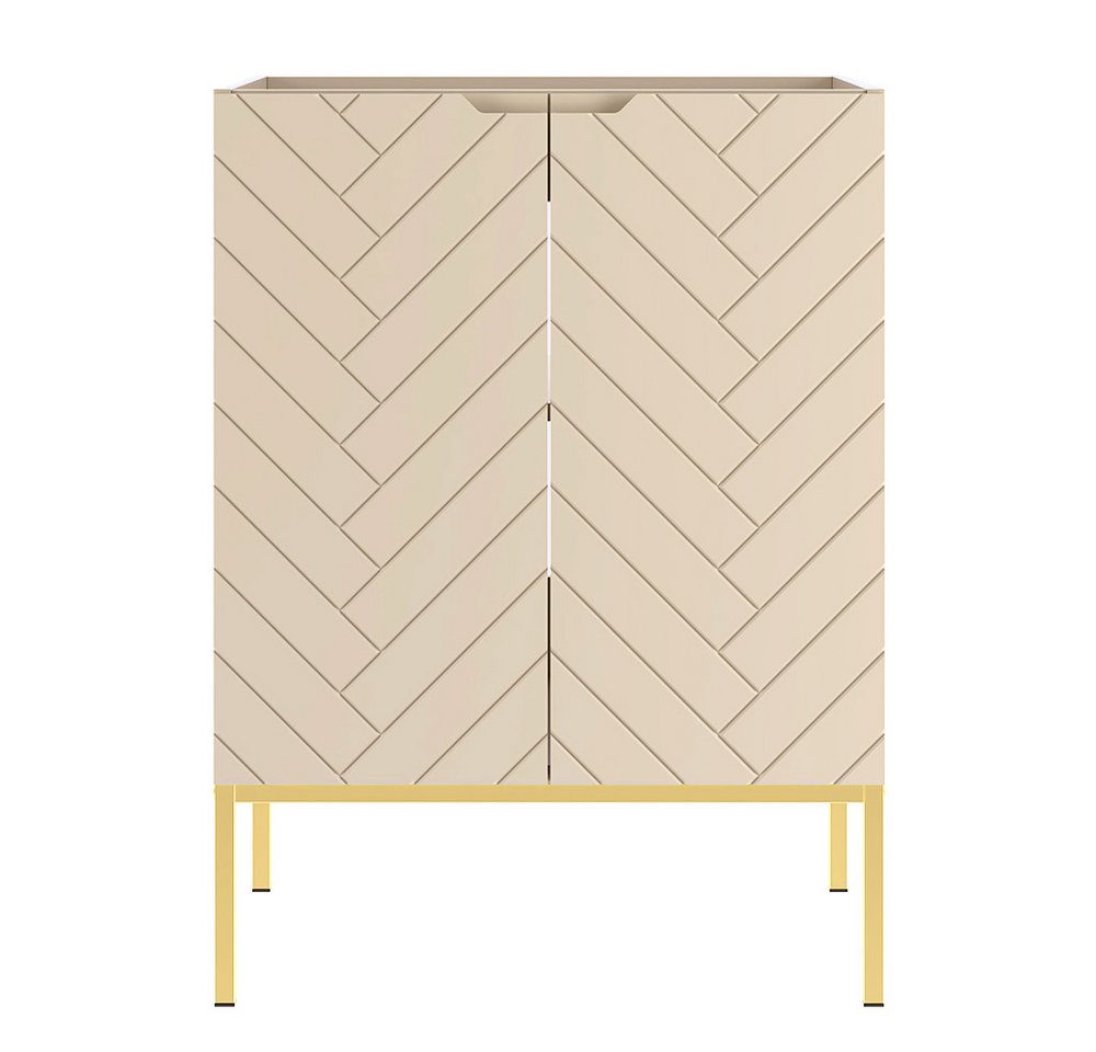 Lomadox Waschbeckenschrank ANGERA-140 Waschtischunterschrank Badezimmerschrank 60 cm breit modern kaschmir Lomadox Waschbeckenschrank ANGERA-140 Waschtischunterschrank Badezimmerschrank 60 cm breit modern kaschmir von Lomadox