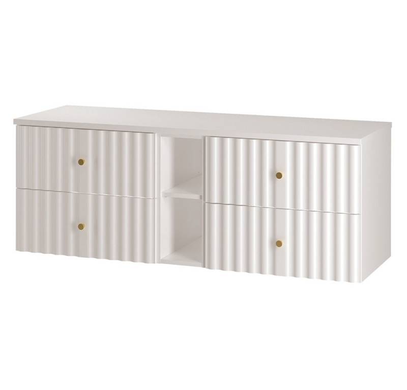 Lomadox Waschbeckenschrank AQUINO-140 Waschbeckenunterschrank Badezimmerschrank 140 cm breit modern in weiß Lomadox Waschbeckenschrank AQUINO-140 Waschbeckenunterschrank Badezimmerschrank 140 cm breit modern in weiß von Lomadox