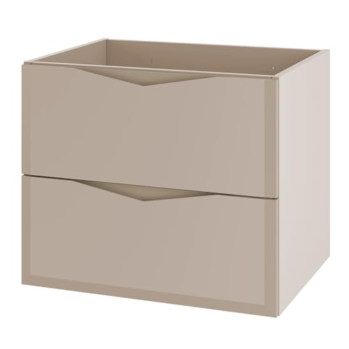 Lomadox Waschbeckenunterschrank 60 cm breit Waschtischunterschrank Badezimmerschrank Badezimmermöbel modern in Kaschmir von Lomadox