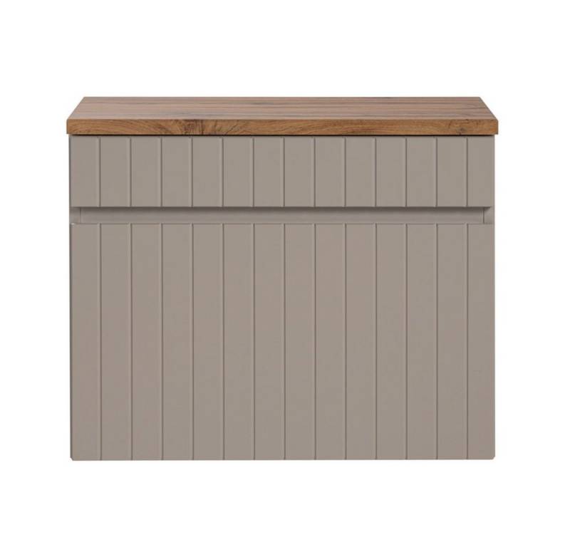 Lomadox Waschbeckenschrank IRAKLIO-56-CASHMERE Kaschmir, Eiche Nb., Auszug, Softclose, B/H/T 60,4/48,5/46 cm Lomadox Waschbeckenschrank IRAKLIO-56-CASHMERE Kaschmir, Eiche Nb., Auszug, Softclose, B/H/T 60,4/48,5/46 cm von Lomadox