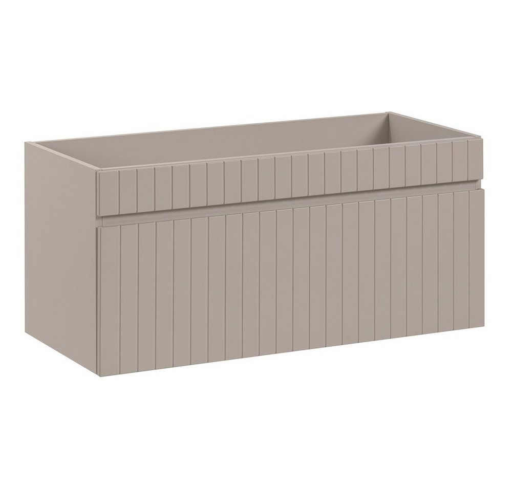 Lomadox Waschbeckenschrank IRAKLIO-56-CASHMERE Kaschmir, Rillen Design, 1 Auszug mit Softclose, 100 cm breit Lomadox Waschbeckenschrank IRAKLIO-56-CASHMERE Kaschmir, Rillen Design, 1 Auszug mit Softclose, 100 cm breit von Lomadox