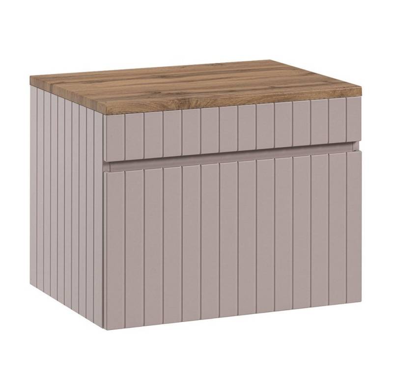 Lomadox Waschbeckenschrank IRAKLIO-56-ROSE Waschbeckenschrank 60 cm altrosa Eiche Nb. 1 Softclose Schubkasten Lomadox Waschbeckenschrank IRAKLIO-56-ROSE Waschbeckenschrank 60 cm altrosa Eiche Nb. 1 Softclose Schubkasten von Lomadox