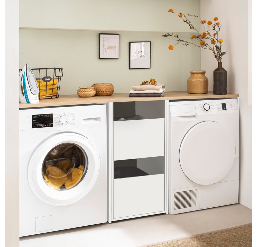 Lomadox Waschmaschinenumbauschrank STOBY-80 Hauswirtschaftsraum HWR Wäscheschrank Trocknerschrank weiß Lomadox Waschmaschinenumbauschrank STOBY-80 Hauswirtschaftsraum HWR Wäscheschrank Trocknerschrank weiß von Lomadox