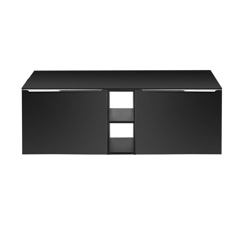 Lomadox Doppelwaschtisch PUEBLA-56-BLACK, Bad Doppelwaschtisch-Unterschrank 140cm in schwarz matt Lomadox Doppelwaschtisch PUEBLA-56-BLACK, Bad Doppelwaschtisch-Unterschrank 140cm in schwarz matt von Lomadox