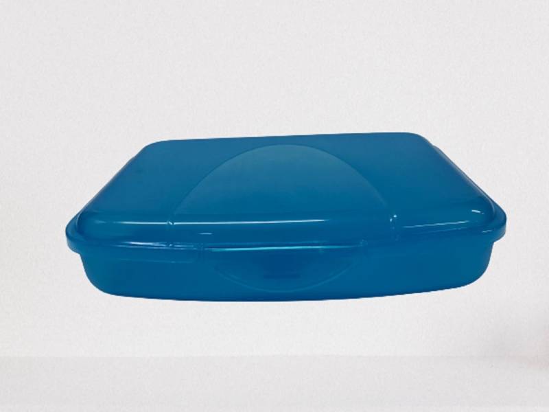 Lomatek Lunchbox flache Vesperdose, 0,75l, Klickverschluß von Lomatek
