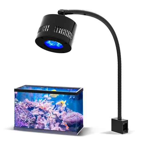 Lominie Aquarium Led Beleuchtung, Vollspektrum Marine Aquarium Beleuchtung mit Smart Controller Dimmung und Timer für Ihr 24 Zoll Riff Nano Aquarium von Lominie
