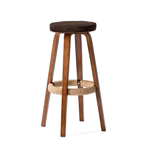 XJRHB Barhocker Aus Massivem Holz Runde Hochhocker Barhocker for Das Café Home (Color : C) von Lomvieal