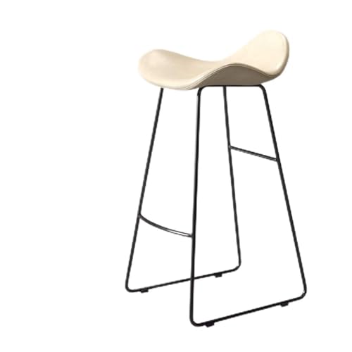 XJRHB Barhocker Kreativer Moderner Minimalistischer Barhocker Vordersitz Freizeithochstuhl (Color : Black, Size : 75cm) von Lomvieal