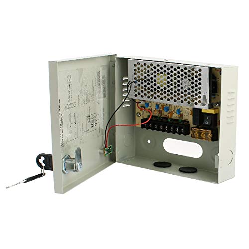 New Lon0167 Wechselstrom 100-240V Vorgestellt zu DC 12V zuverlässige Wirksamkeit 5A 4CH Schaltnetzteil-Schaltkasten für CCTV-Kamera(id:334 95 0a 196) von Lon0167