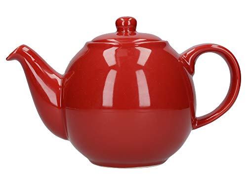 London Pottery Dexam Runde Teekanne für 2 Tassen, rot von London Pottery