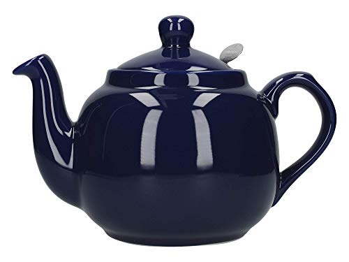 LONDON POTTERY Teekanne mit Filter, für 2 Tassen, Grün, Keramik, Kobaltblau, 4 Cup von London Pottery