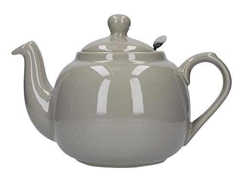 London Pottery Teekanne mit Filter, für 2 Tassen, Grün, Keramik, grau, 4 Cup von London Pottery