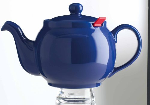 London Teapot Company Teekanne Chatsford für 4 Tassen mit rotem Filter, blau von London Teapot Company - Chatsford