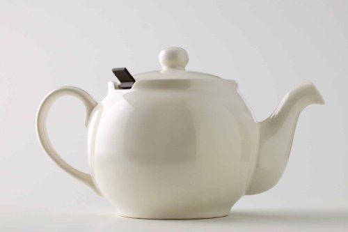 London Teapot Company Teekanne Chatsford für 6 Tassen mit braunem Filter, cremefarben von London Teapot Company - Chatsford