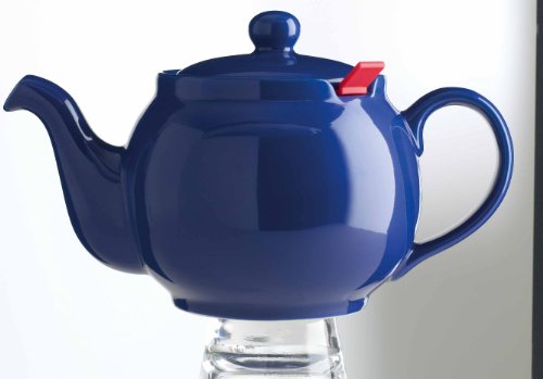 London Teapot Company Teekanne Chatsford für 6 Tassen mit rotem Filter, blau von London Teapot Company - Chatsford