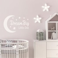 Dream Big Little One - Abnehmbare Vinyl Wandsticker Aufkleber Home Decor Art von LondonDecal