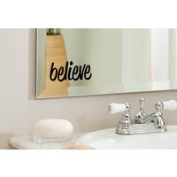 Glaube - Positive, Inspirierende Badezimmer, Spiegel, Wand Vinyl Aufkleber Aufkleber, Wohnkultur. Tolle Geschenkidee Glaube - Positive, Inspirierende Badezimmer, Spiegel, Wand Vinyl Aufkleber Aufkleber, Wohnkultur. Tolle Geschenkidee von LondonsFinestDecals
