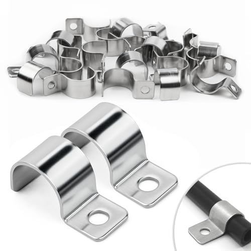 25 Stück Kabelschellen Metall Rohrschellen 18mm V2A Edelstahl 304 Rohrbefestigung Einzelloch U-Rohrschellen Befestigungsschelle für Ø 17-18.5mm Kabel Unterputz Wasserrohre Installation 25 Stück Kabelschellen Metall Rohrschellen 18mm V2A Edelstahl 304 Rohrbefestigung Einzelloch U-Rohrschellen Befestigungsschelle für Ø 17-18.5mm Kabel Unterputz Wasserrohre Installation von Lonely high heels