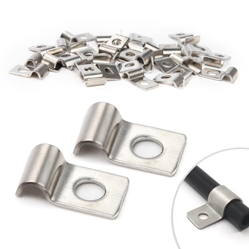 30 Stück Kabelschellen Metall Rohrschellen 4mm Befestigungsschelle V2A Edelstahl 304 Einzelloch U-Rohrschellen Rohrbefestigung für Ø 4-5mm Kabel Unterputz Wasserrohre Installation von Lonely high heels