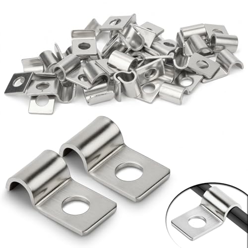30 Stück Kabelschellen Metall Rohrschellen 5mm V2A Edelstahl 304 Rohrbefestigung Einzelloch U-Rohrschellen Befestigungsschelle für Ø 5-6mm Kabel Unterputz Wasserrohre Installation 30 Stück Kabelschellen Metall Rohrschellen 5mm V2A Edelstahl 304 Rohrbefestigung Einzelloch U-Rohrschellen Befestigungsschelle für Ø 5-6mm Kabel Unterputz Wasserrohre Installation von Lonely high heels