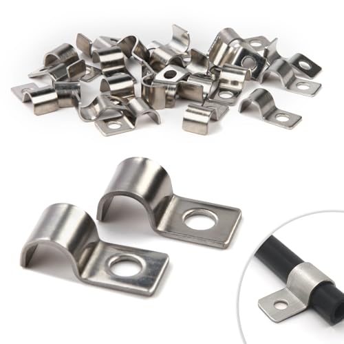 30 Stück Kabelschellen Metall Rohrschellen 8mm Einzelloch U-Rohrschellen Befestigungsschelle V2A Edelstahl 304 Rohrbefestigung für Ø 7-8.5mm Kabel Unterputz Wasserrohre Installation 30 Stück Kabelschellen Metall Rohrschellen 8mm Einzelloch U-Rohrschellen Befestigungsschelle V2A Edelstahl 304 Rohrbefestigung für Ø 7-8.5mm Kabel Unterputz Wasserrohre Installation von Lonely high heels