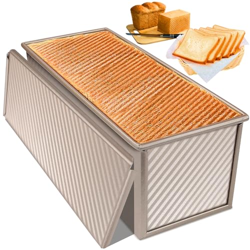 Brotbackform mit Deckel 1000g Teig Toastbrot Backform 35x14x12cm Kastenform Brot Backen Toastbrotform Aluminium Stahl Toast Form Antihaft Backform Toast mit Belüftungslöchern für Gebäck Laibe Kuchen Brotbackform mit Deckel 1000g Teig Toastbrot Backform 35x14x12cm Kastenform Brot Backen Toastbrotform Aluminium Stahl Toast Form Antihaft Backform Toast mit Belüftungslöchern für Gebäck Laibe Kuchen von Lonely high heels