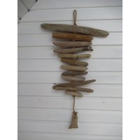 28"Treibholz-Girlande Erstaunliche Treibholz-Wandbehang-Kunst Treibholz-Kunst Treibholz-Wand-Kunst | 71 cm von LonelyBeach