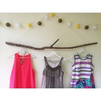 59" Extra Großes Treibholz - Hängende Kleiderstange Gardinenstange Ast Kleiderständer von LonelyBeach