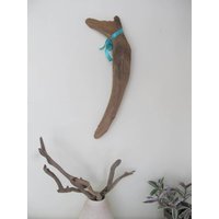 Einzigartige Treibholz Skulptur Sea Made Hangable Kunst Wandbehang Strand Deko Seltsam Geformt 21" von LonelyBeach