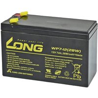 Long WP7-12(28W)-M/F1 WP7-12(28W)-M/F1 Bleiakku 12V 7Ah Blei-Vlies (AGM) (B x H x T) 151 x 102 x 65m von Long