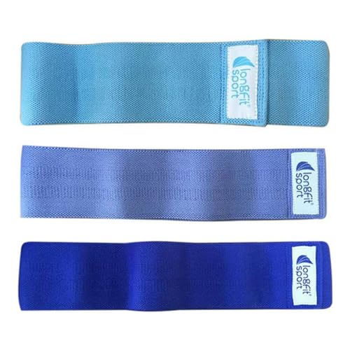 LongFit Sport Elastische Widerstandsbänder, 3 Stück von LongFit Sport