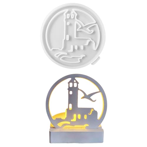 Silikonform Kerzenhalter Silikonformen Gießformen Kerzen Formen Silikon Gießformen Gießform Kerzenhalter Silikonform Weihnachten Kerzenformen zum Gießen (Leuchtturm) von LongHoneySong