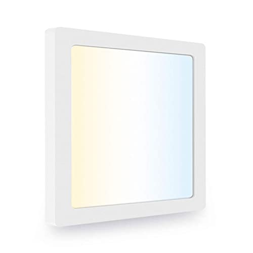 CCT LED Ein-Aufbaustrahler 18W 3000/4000/6000K Deckenleuchte Büroleuchte Innenleuchte Wohnzimmerleuchte Auf-/Unterputzmontage möglich Deckenlampe stromsparend CCT LED Ein-Aufbaustrahler 18W 3000/4000/6000K Deckenleuchte Büroleuchte Innenleuchte Wohnzimmerleuchte Auf-/Unterputzmontage möglich Deckenlampe stromsparend von LongLife LED GmbH by HK