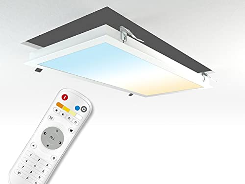 LongLife LED CCT LED Panel Set 3 60x30cm 24W 3000-6000K weiss von LongLife LED GmbH by HK