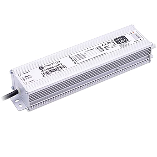 LED Netzteil 100W 12V 8.3A IP67 LongLife LED JLV-12100KA-S Schaltnetzteil Konstantspannung CV von LongLife LED GmbH by HK