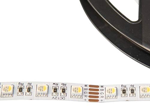 LED RGBW Strip SMD5050 24V 15W/m IP65 60 LED/m 5m mit Farbwechsel LED-Streifen Lichtband LED-Band Lichterkette Lichtstreifen Lichtleiste für den Innen-/Außenbereich von LongLife LED GmbH by HK