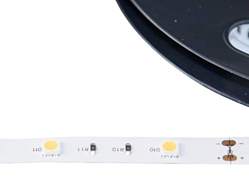 LED Streifen SMD5050 3000K 24V 7,2W IP20 30 LED/m 5m Warmweiß dimmbarer LED-Streifen für Innenräume LED-Lichtband als Hintergrundbeleuchtung Lichtleiste Lichterkette von LongLife LED GmbH by HK